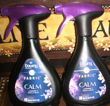  2 DOWNY INFUSIONS FEBREZE CALM LAVENDER VANILLA BEAN FABRIC SPRAY