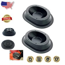 6x9 Speaker Boxes - 2 Angled Pods - Durable ABS - UV Protected Black