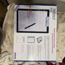 ACECAD DigiMemo L2 Letter Size Digital Notepad /w Pen Manual Software