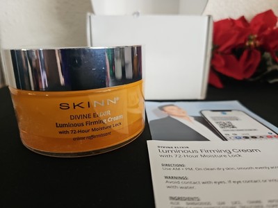 Skinn Divine Elixir Luminous Firming Cream 3.4 Oz . New in Box Supersize Sealed