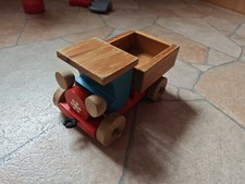 Holzspielzeug altes Spielzeug Holz DDR kleiner LKW kleines Auto 