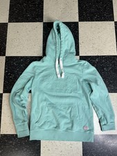 Superdry Womens Vintage Hoodie Embossed Logo Sporty Sweatshirt Ladies Hooded XL