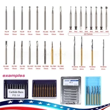 Dental Carbide Burs FG Round 19mm/Surgical Burs 25mm 41 Types For High Speed