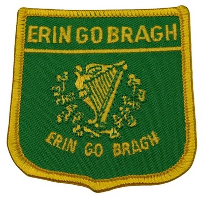 Pack of 6 Erin Go Bragh Embroidered Iron On Patch FPS-114