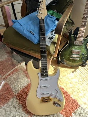 Stratocaster Style E-Gitarre - Olympic White - Partscaster Solidbody Single Coil