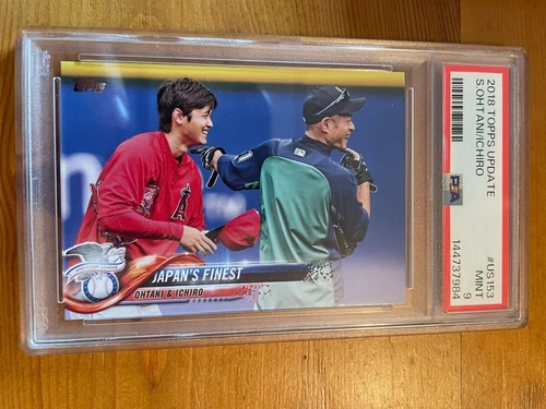 Shohei Ohtani Ichiro 2018 Topps Update #US153 Japan's Finest RC HOF PSA 9