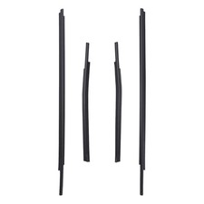 4Pcs Front Rear Left Right Door Window Molding Weatherstrip for Tundra Double