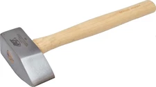 QLT by  Stone Mason'S Hammer, 3 Pounds, 16 Inch Hickory Handle, Sharp End for Ch