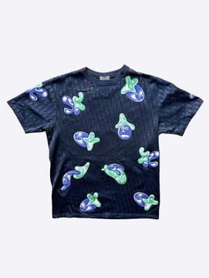 Dior Kenny Scharf Purple Oblique Faces T-Shirt | eBay