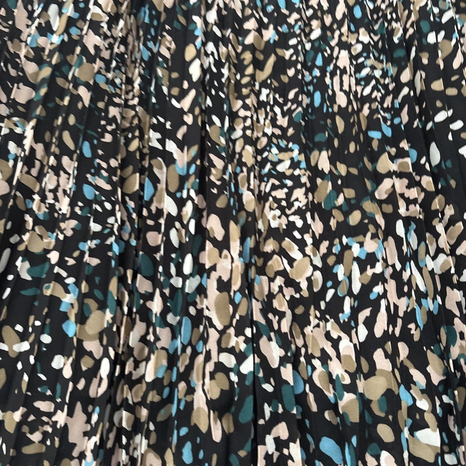 COTTON TRADERS Pleated Swish Midi Skirt BNWT Size 14-16 Elasticated Waist - Image 2 of 4