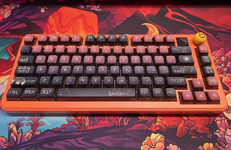 Custom 75% Wireless Mechanical Keyboard | AK820 MAX | Tactile Baby Racoon 2.0 - Image 2 of 4