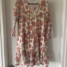 Travers Birds Of Paradise California Babydoll Dress Flowers Small