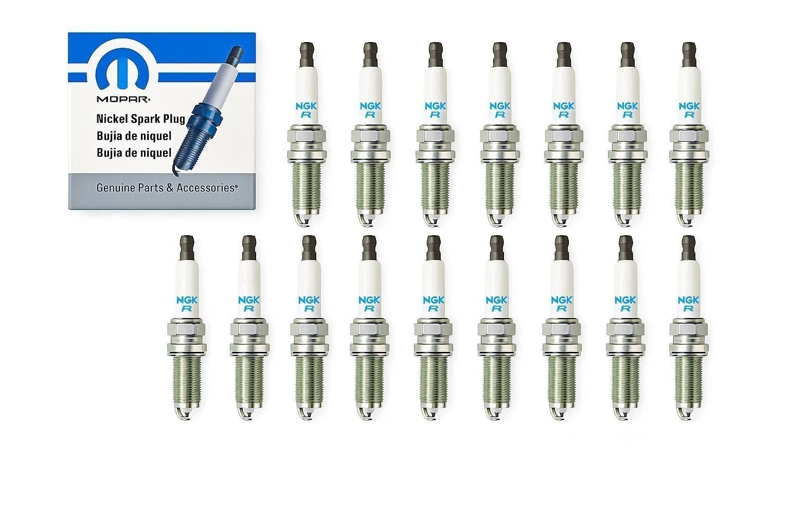 16x Mopar Zündkerze SPLZFR5C11 Satz Neu Original Jeep Chrysler Dodge