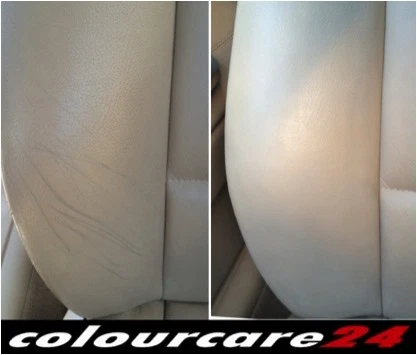COLOURCARE24 Kit Rinnova seduta BMW Ivory White interni Pelle Rinfresca Spallina Avorio