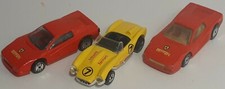 Vintage Hot Wheels Lot of 3 Ferrari Die Cast Cars 1985-1990