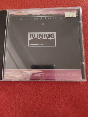 Once in a Lifetime by Runrig / Live CD 1988 Chrysalis Free Post | eBay ...