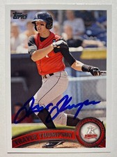 Trayce Thompson Signed Topps #170 2011 Card Kannapolis Intimidators Auto MLB RAD