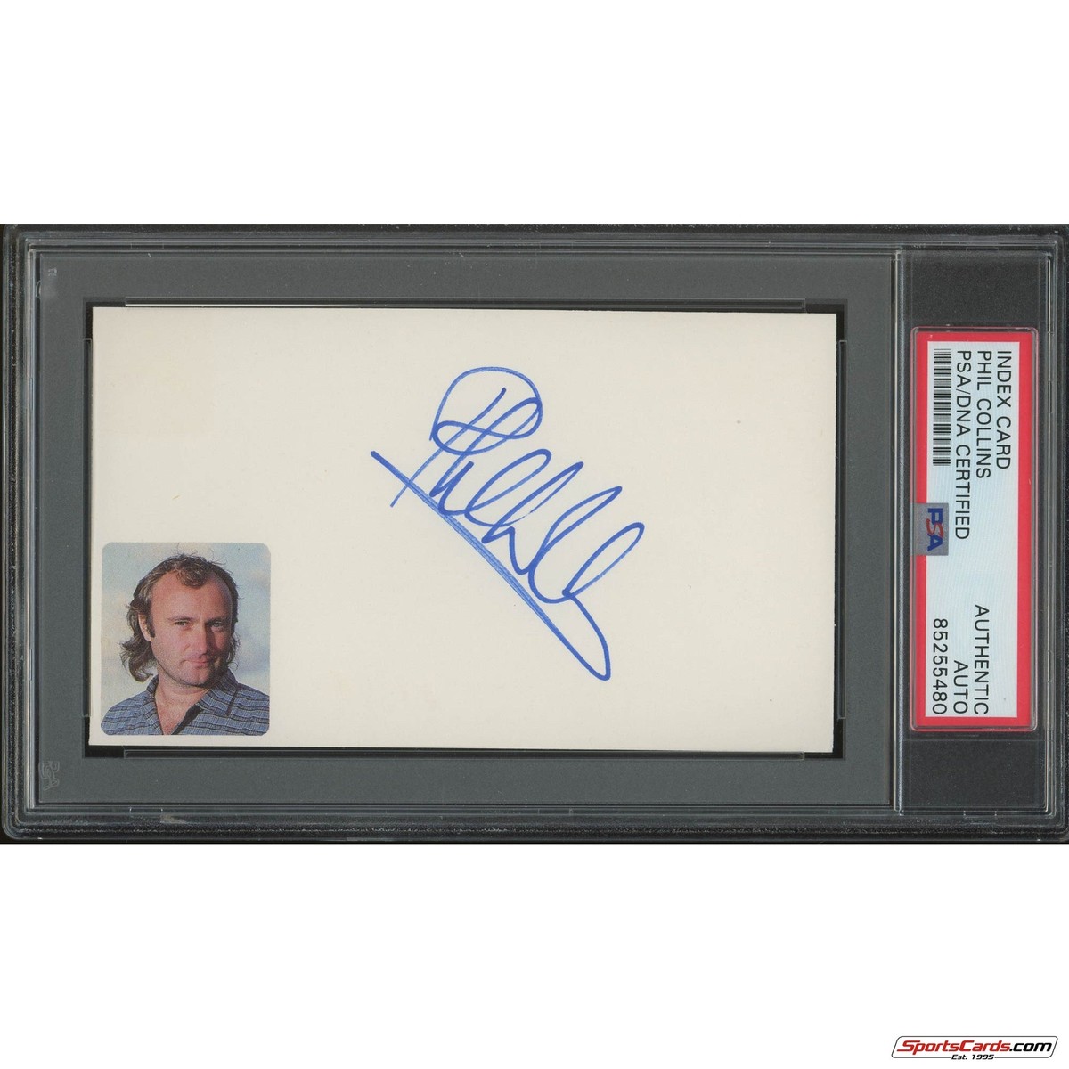 ペレ直筆サイン写真ポートレート PSA/DNAの証明書付 Phil Collins Genesis Signed Auto 3x5 Card PSA/DNA | eBay