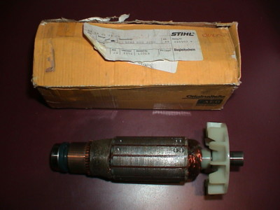 NOS OEM STIHL Chainsaw E15 Electric Motor Shaft - Europe Africa CZ SK (READ!)