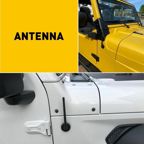 7" Short Black Antenna Mast Rod Radio AM/FM for NISSAN ROGUE 2008-2020 - Picture 7 of 8