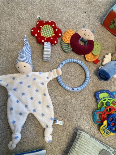 Baby Motorik Spielzeug, Kuscheltier Rassel Greifling Konvolut Ever Earth , Oball - Bild 10 von 18