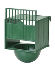 10 x CANARY NEST PAN PLASTIC BOX HANGS ON OUTSIDE OF CAGE IDEAL FOR SMALL BIRDS