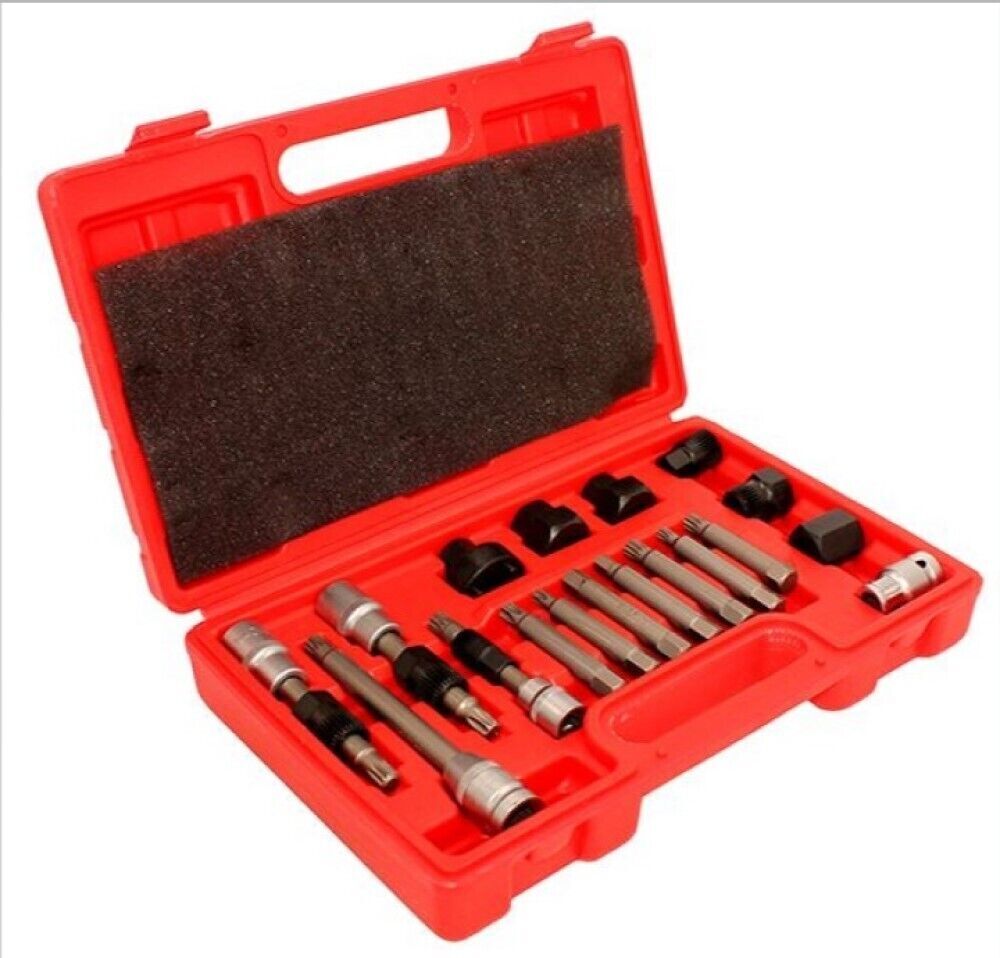 Kit Smontaggio Puleggia Alternatore 18 Pezzi - Valigetta Professionale