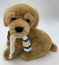 Vintage Dakin Soft Classics Plush Dog Stuffed Lab Puppy With Sock 1987 Toy