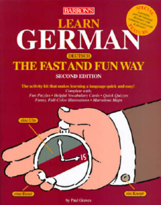 Learn German the Fast and Fun Way with Book (Barrons Fast and Fun  - ACCEPTABLE