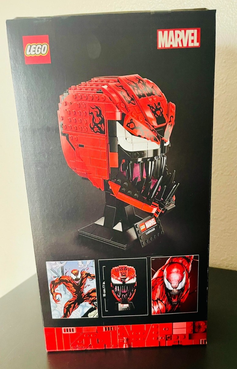 LEGO 76199 MARVEL Carnage Villain Head Helmet Retired Set 2022 | eBay