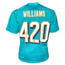 Ricky Williams Signed Puff Puff Run Smoke Weed Every Day Inscription Miami Pro B