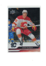 2023-24 Upper Deck Extended Clear Cut Adam Ruzicka #522 Calgary Flames