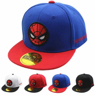 Spiderman Boys Girls Baseball Cap Kid Snapback Toddler Sports Sun Hat Adjustable