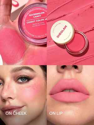 Sheglam Cheeky Color Jam Rose Meadow 6 Farbtöne Mehrzweck Creme Rouge Lippencreme