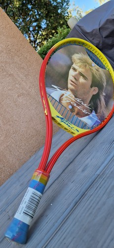 Raquette de tennis NEUVE DONNAY AGASSI 100 vintage - Foto 7 di 9