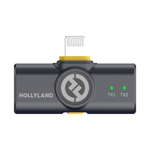 Sistema de micrófono combinado inalámbrico Hollyland LARK M2 COMBO 2 personas 2,4 GHz-negro - Imagen 10 de 11