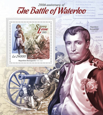 Napoleon Bonaparte - Battle of Waterloo (Yvert&Tellier Code: 739