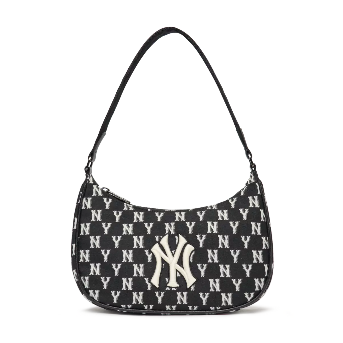 MLB Monogram Mini Cross Bag NY Yankees Black