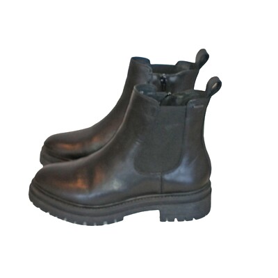 Geox Black Iridea Amphibiox Waterproof Chelsea Boots - Size  display picture 2