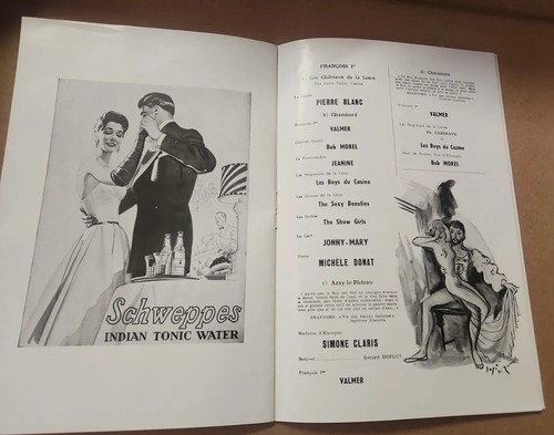 Vintage-Casino De Paris Original 1951 French "Gay Paris" review Program booklet - 第 11/15 張圖片