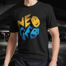 Neo Geo logo retro style Active T-Shirt Funny Size Mode American T-shirt