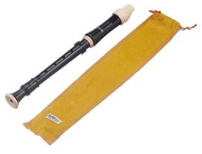 Aulos 205A Sopranblockflöte (gelbe Tasche) Schulblockflöte Made in Japan