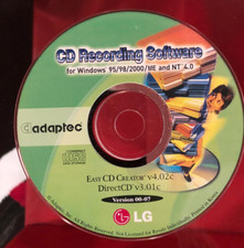 ADAPTEC EASY CD CREATOR V4.02C AND DIRECTCD V3.01C CD RECORDING SOFTWARE