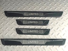 Limited For Jeep Accessories Black Car Door Scuff Sill Cover 4pcs 2023