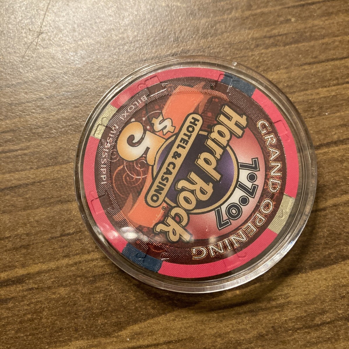 $5 hard rock Grand Opening biloxi mississippi casino chip rare | eBay