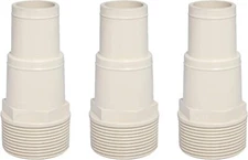 Pool Hose Adapter 1.25"/1.5" for Pump Filter Skimmer 3-Pack Universal Fit