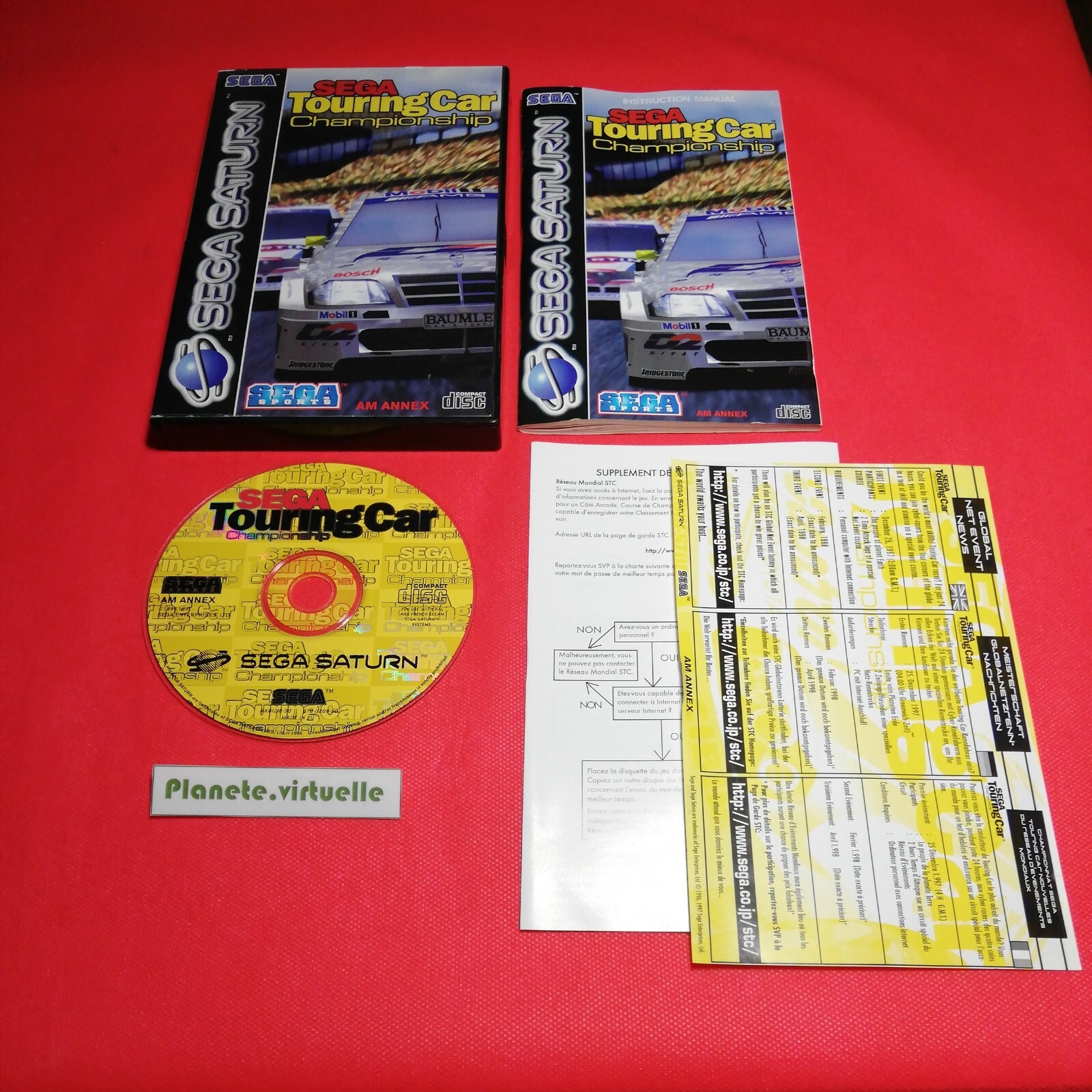 SEGA TOURING CAR CHAMPIONSHIP SATURN SEGA EUR 🌟 