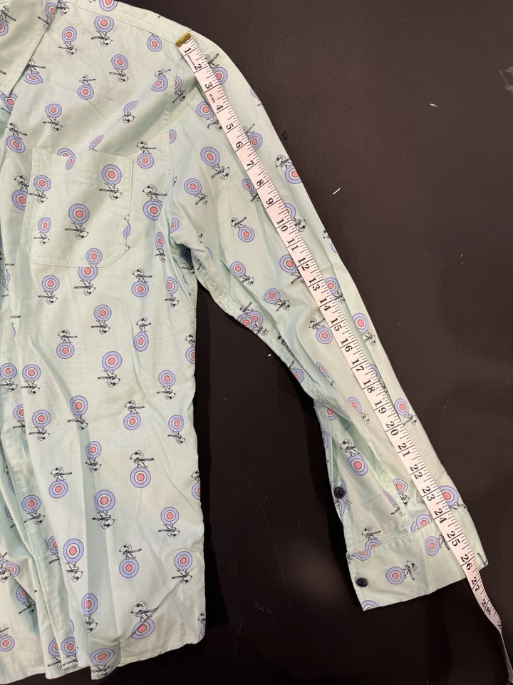 Peanuts Button Down Long Sleeve Shirt Size Men’s XXL - Image 2 of 3