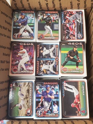 2024 Topps Update Series FLAT RATE BASE CARD LOT Vet Stars, Commons, NO ROOKIES!