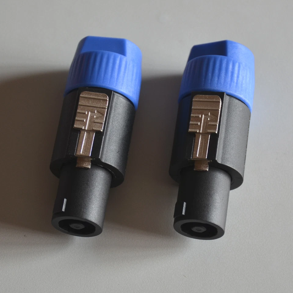 2x 3 Ft Speakon to Speakon plug 15 GA Gauge Wire Pro Audio DJ Speaker Cable - Image 2 of 4